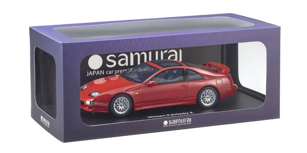 Kyosho 1/18 Nissan Fairlady Z (Z32) Version R 2by2 (Red) Resin Model Car
