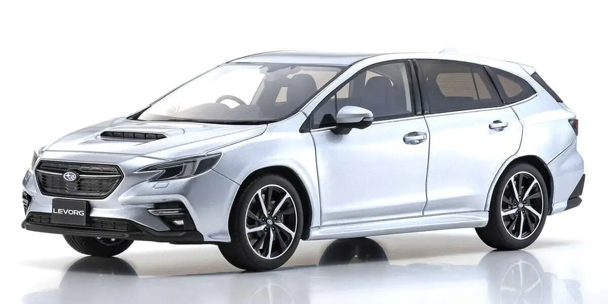 Kyosho 1/18 Subaru Levorg GT-H EX (Silver) Resin Model Car