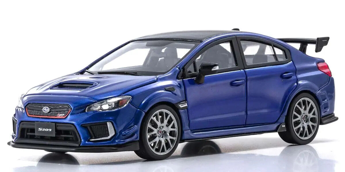 Kyosho 1/43 Subaru S209 (Blue) [Limited 600pcs] Resin Model Car
