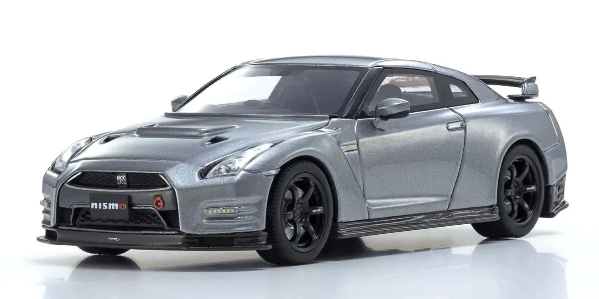 Kyosho 1/43 Nissan GT-R R35 NISMO Grand Touring Car Gray Resin Model Car