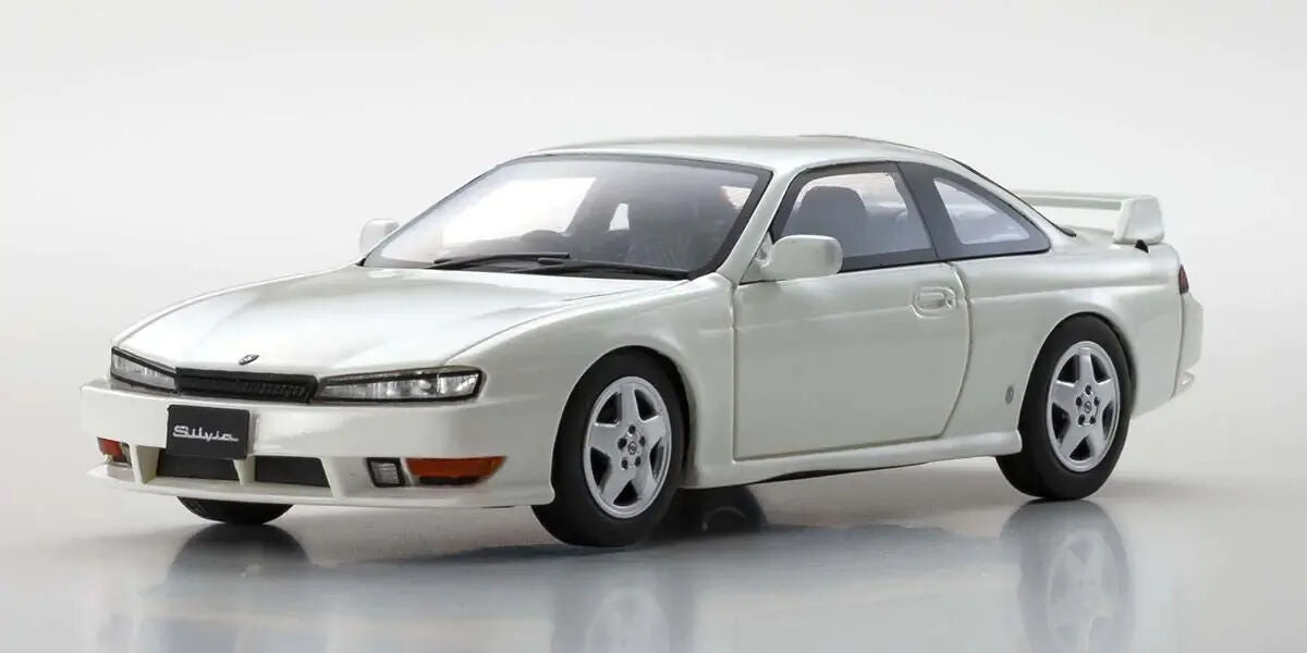 Kyosho 1/43 Nissan Silvia K's(S14) White Resin Model Car
