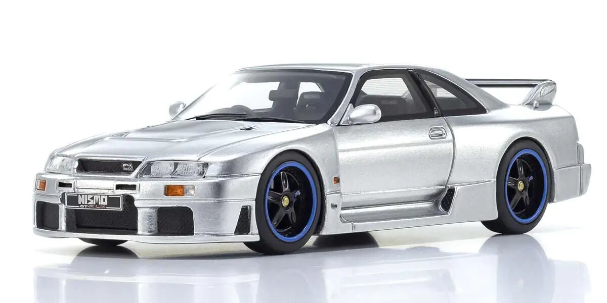 Kyosho 1/43 Nissan NISMO GT-R LM (BCNR33) Silver Resin Model Car