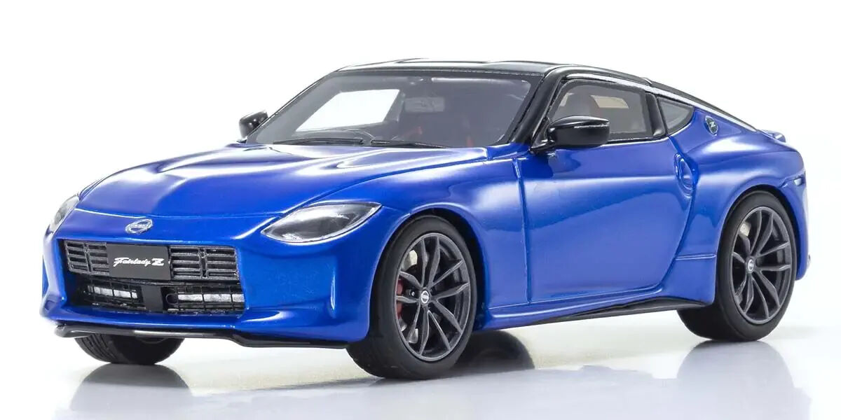 Kyosho Original 1/43 Nissan Fairlady Z (Blue) [Limited to 600pcs] Resin Model Car