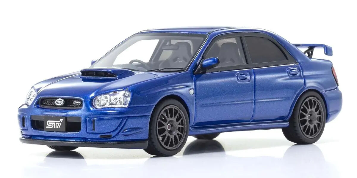 Kyosho 1/43 Subaru Impreza S203 Blue metallic Resin Model Car
