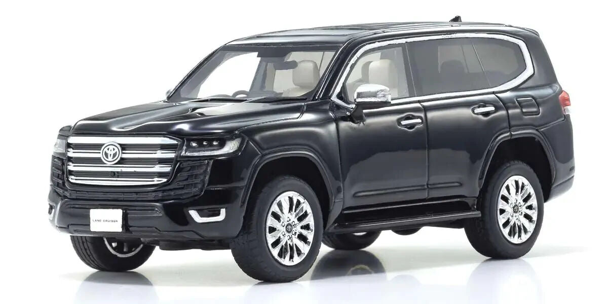 Kyosho 1/43 Toyota Land Cruiser ZX Black Resin Model Car