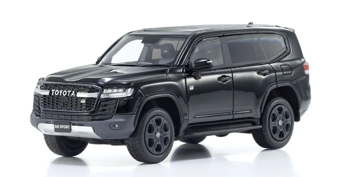 Kyosho 1/43 Toyota Land Cruiser GR SPORT Black Resin Model Car