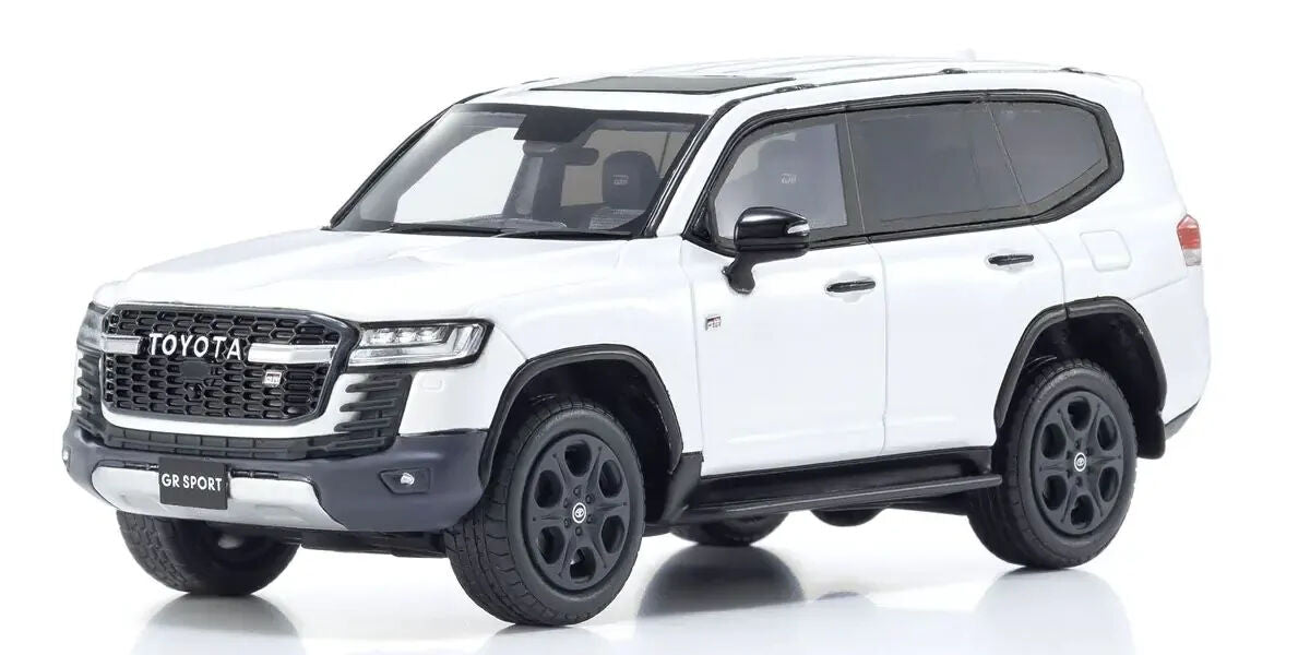 Kyosho 1/43 Toyota Land Cruiser GR SPORT White Resin Model Car