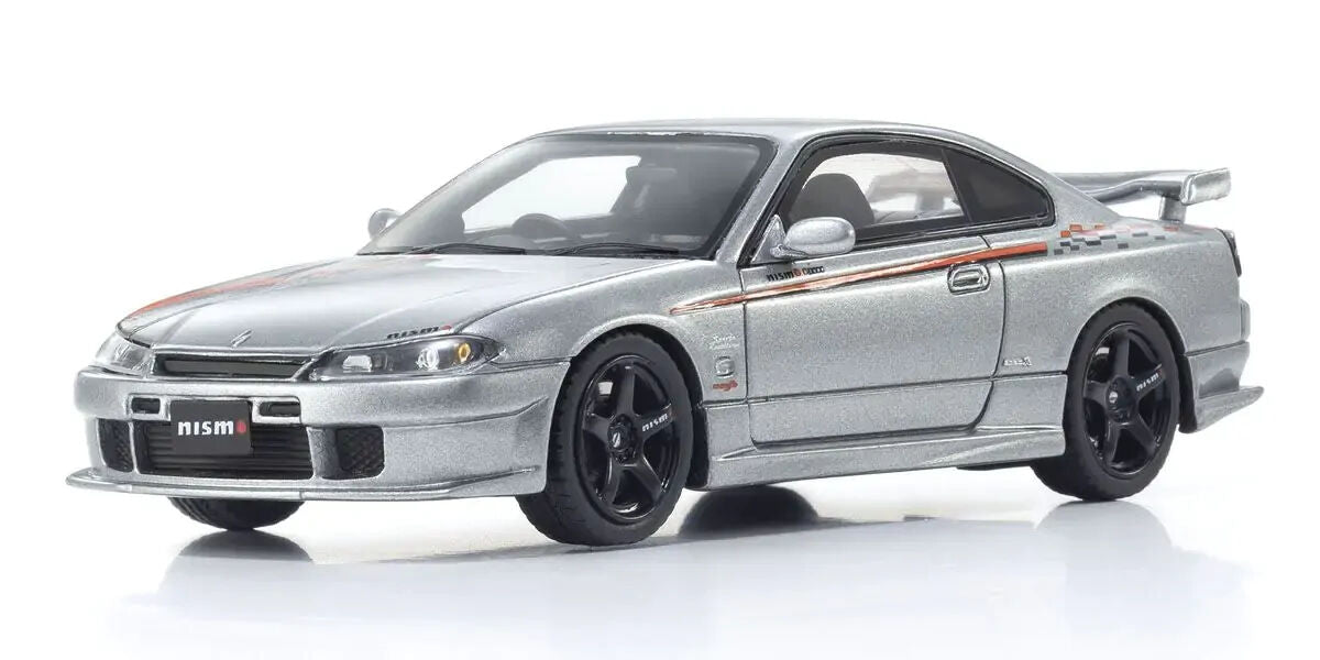 Kyosho Original 1/43 Nissan Silvia Spec R Nismo Aero Silver Resin Model Car