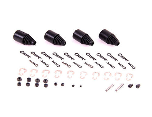 KSRC69011 Nut, Pin, E-Clip and Axle Boot Kit Rovan