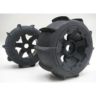 KSRC85047 5B Rear Sand Tyre and Wheel, 2pce. KSRC85047-2 Rovan