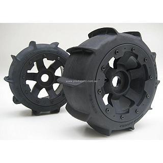 KSRC85047 5B Rear Sand Tyre and Wheel, 2pce. KSRC85047-2