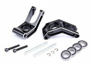 KSRC851061 CNC Black Rear Hub Carriers Baja Rovan