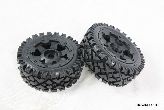 KSRC95119 Front Tyre And Rim Set Complete Rovan
