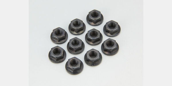 KYO-1-N4045F Kyosho Nut(M4x4.5) Flanged (10pcs)