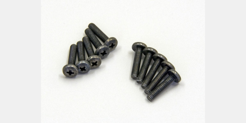 KYO-1-S02612 Kyosho Bind Screw(M2.6x12/10pcs)