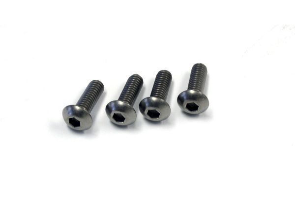 KYO-1-S14012HT Kyosho Button Screw(Hex/Titanium/M4x12/4pcs) Kyosho