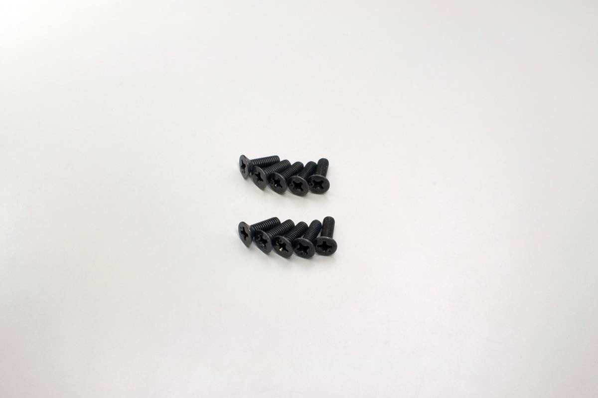 KYO-1-S33010 Kyosho Flat Head Screw(M3x10/10pcs) Kyosho