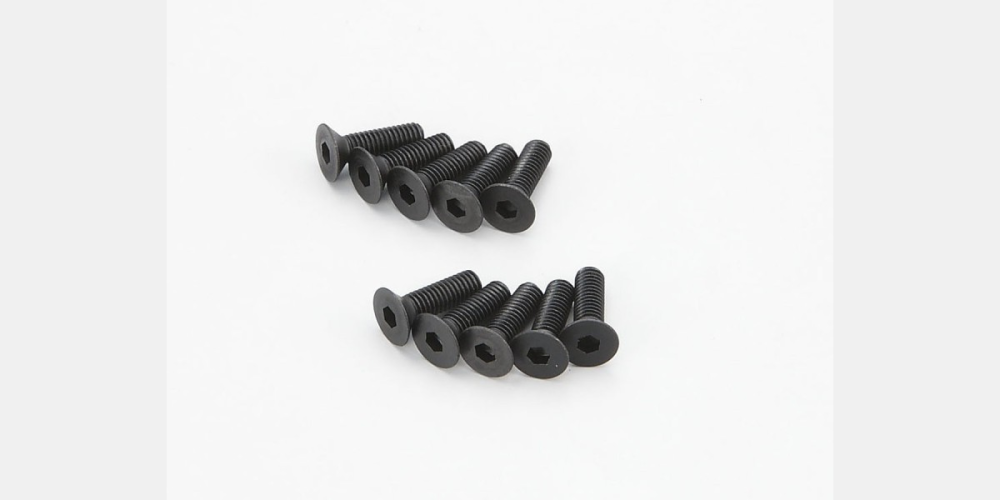 KYO-1-S33010H Kyosho Flat Head Screw(Hex/M3x10/10pcs) Kyosho