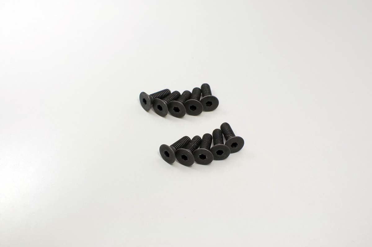KYO-1-S34012H Kyosho Flat Head Screw(Hex/M4x12/10pcs) Kyosho