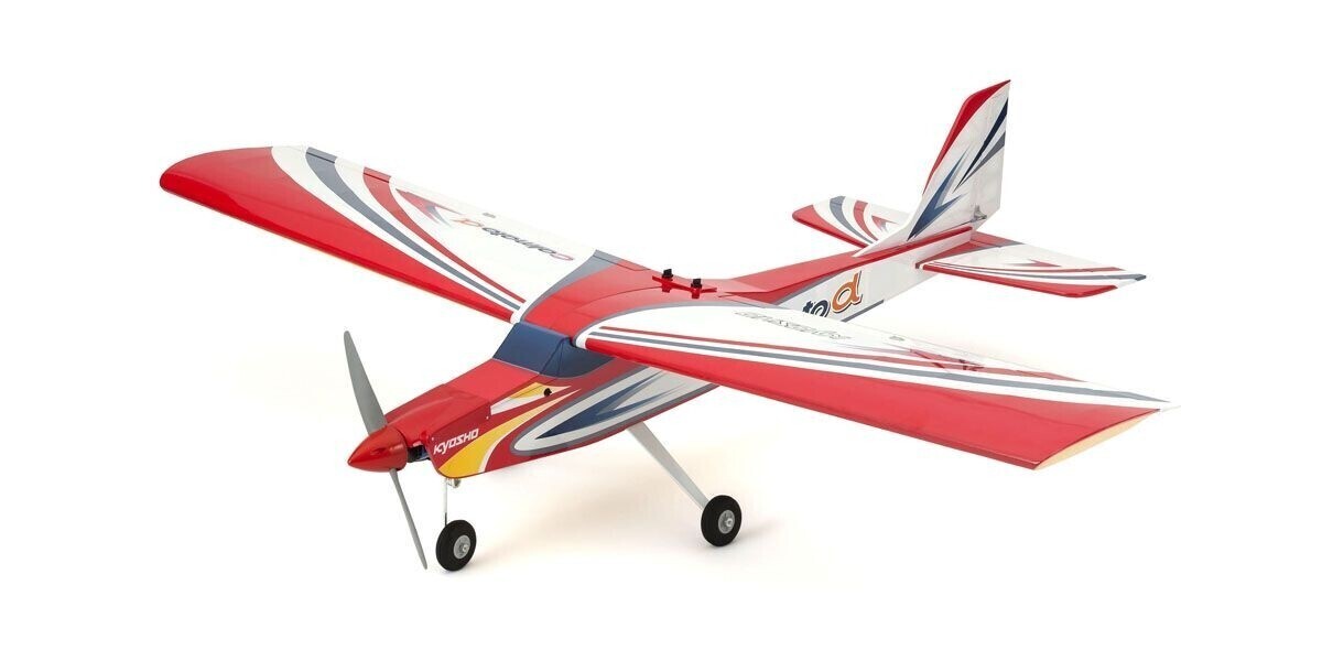 KYO-11252R Kyosho Calmato Alpha 40 Trainer EP/GP Toughlon (Red) ARF RC Plane [11252R] Kyosho