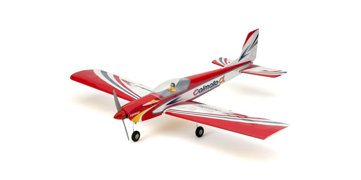 KYO-11258R Kyosho Calmato Alpha 40 Sports EP/GP Toughlon (Red) ARF RC Plane [11258R] Kyosho