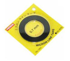 KYO-1860 Kyosho Micron Tape 0.7mm x 8m Black