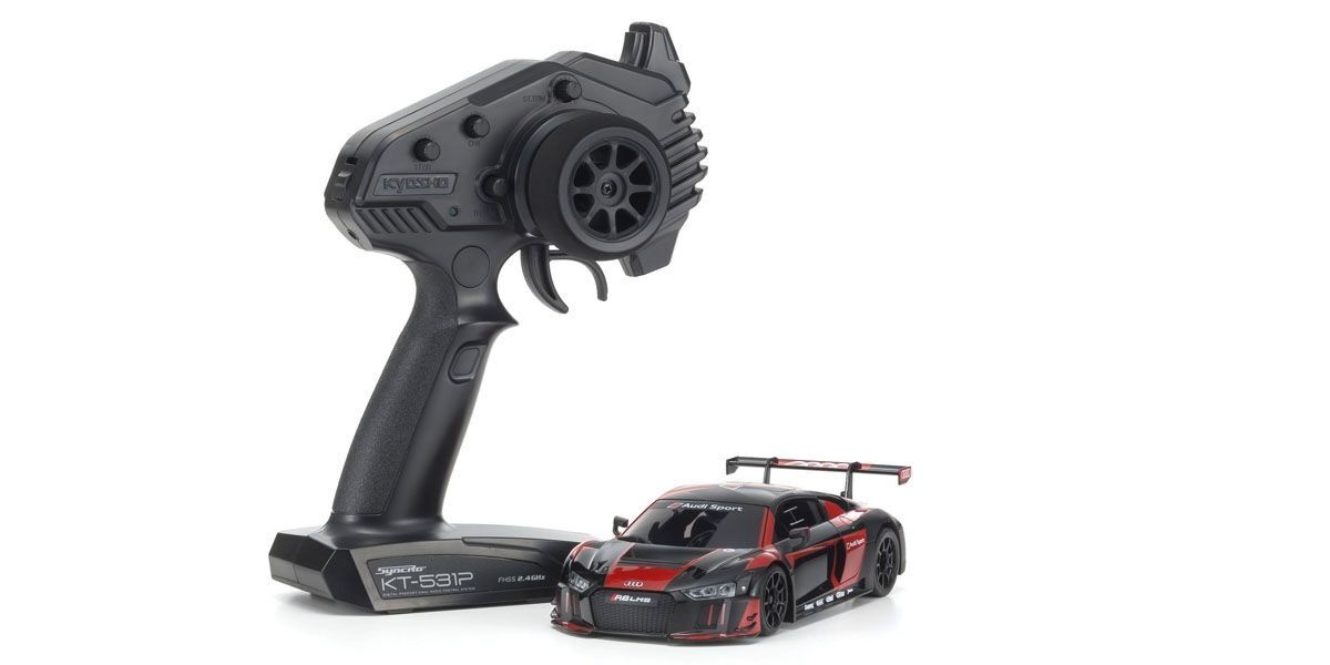 KYO-32323BKR Kyosho MINI-Z RWD MR-03 Readyset Audi R8 LMS 2016 Black/Red Kyosho