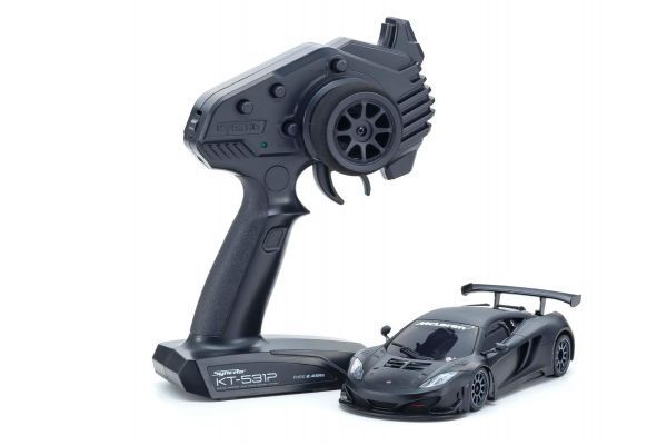 KYO-32325BK Kyosho MINI-Z RWD MR-03 Readyset McLaren 12C GT3 2013 Matte Black Kyosho