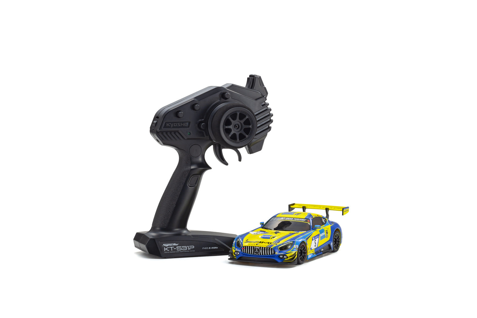 KYO-32338BLY Kyosho MINI-Z RWD MR-03 Readyset Mercedes-AMG GT3 No.5 24H Nurburgring 2018 Kyosho