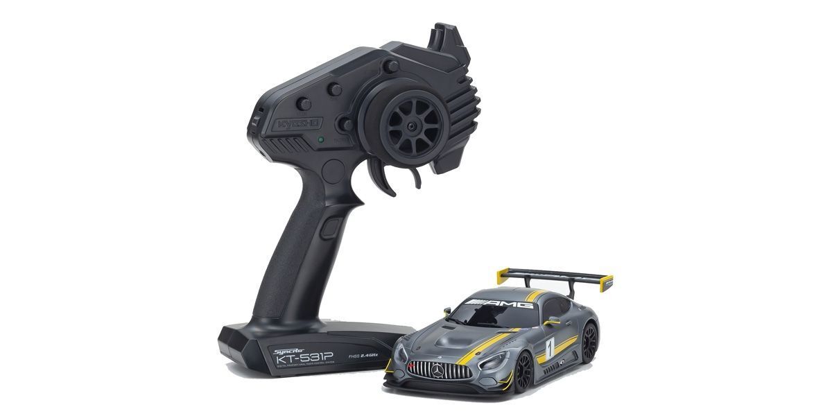 KYO-32338GY Kyosho MINI-Z RWD MR-03 Readyset Mercedes-AMG GT3 Presentation Car Kyosho