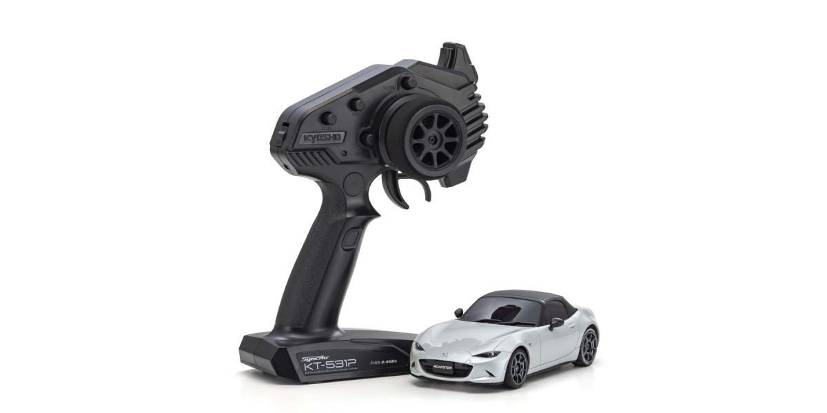 KYO-32341PW Kyosho MINI-Z RWD MR-03 Readyset Mazda Roadster Ceramic Metallic 32341PW Kyosho