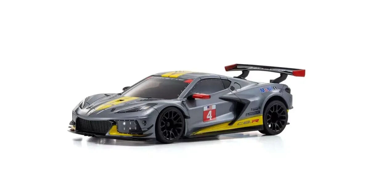 Kyosho Mini-Z Chevrolet Corvette C8.R Gunmetal RWD MR-04 Readyset