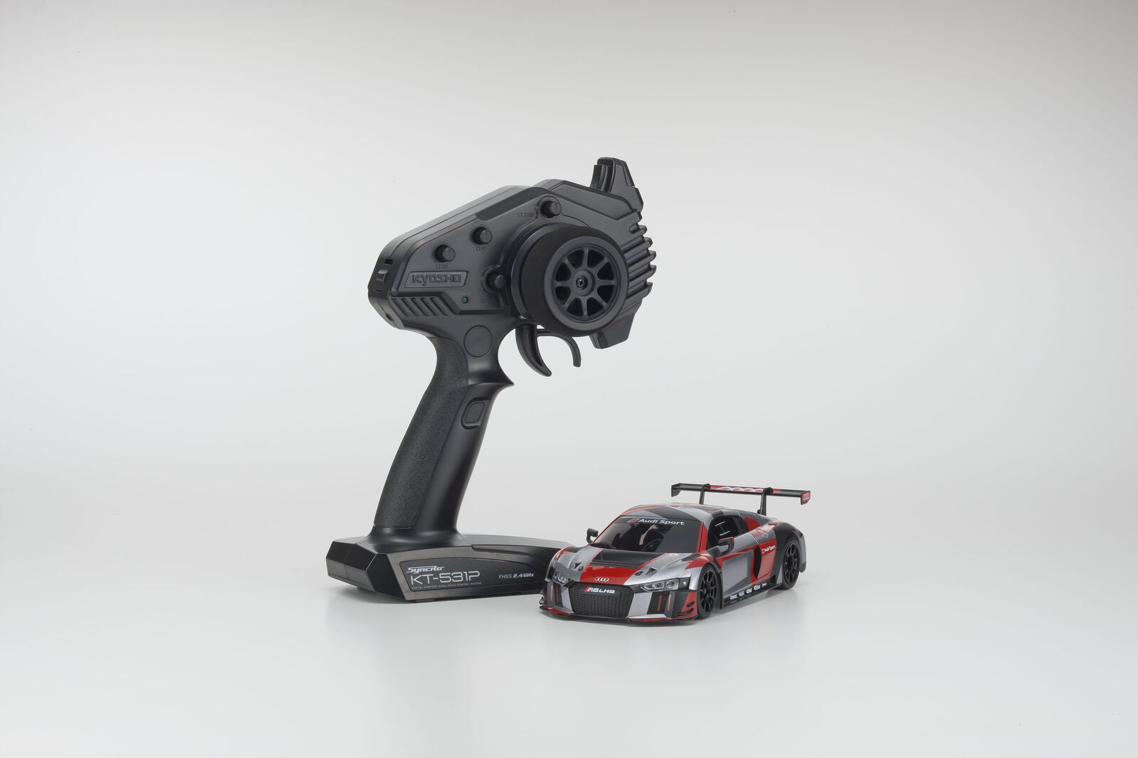Kyosho Mini-Z Audi R8 LMS 2016 "Grat/Red" RWD MR-04 Readyset