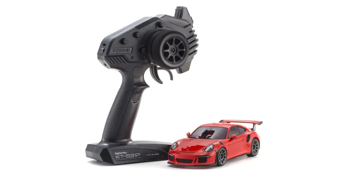 Kyosho Mini-Z Porsche 911 GT3 RS lavaorange RWD MR-04 Readyset