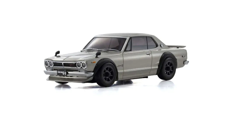 KYO-32359S Kyosho Mini-Z Nissan Skyline 2000GT-R Tuned Ver. Silver MR-04 Readyset (Copy)