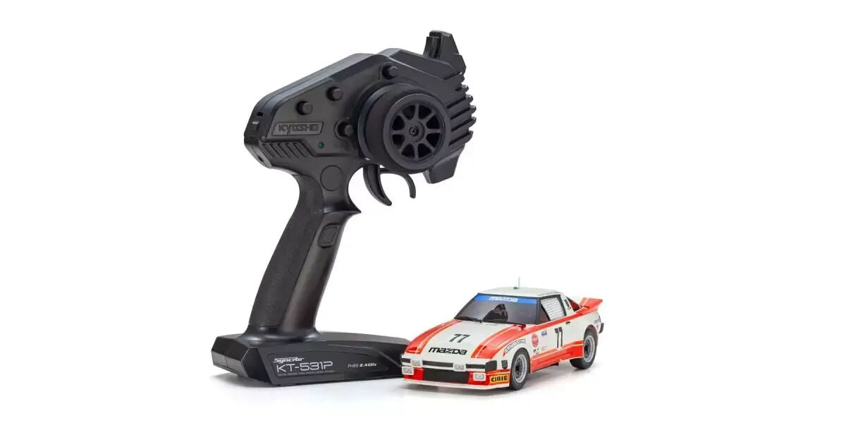 Kyosho Mini-Z Mazda Savanna RX-7 (SA22C) 1997 Daytona Car No.77 RWD MR-04 Readyset