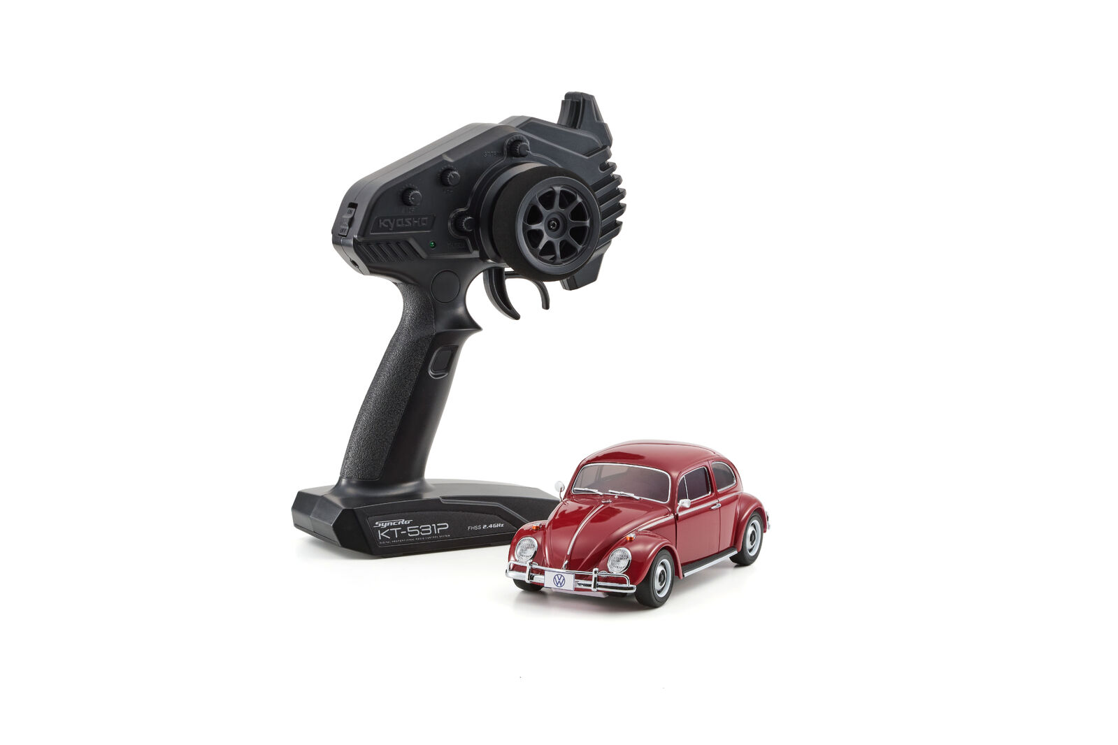 Kyosho Mini-Z Volkswagen 1300 Beetle 1966 Model Ruby Red RWD MR-04 Readyset KYO-32374RR