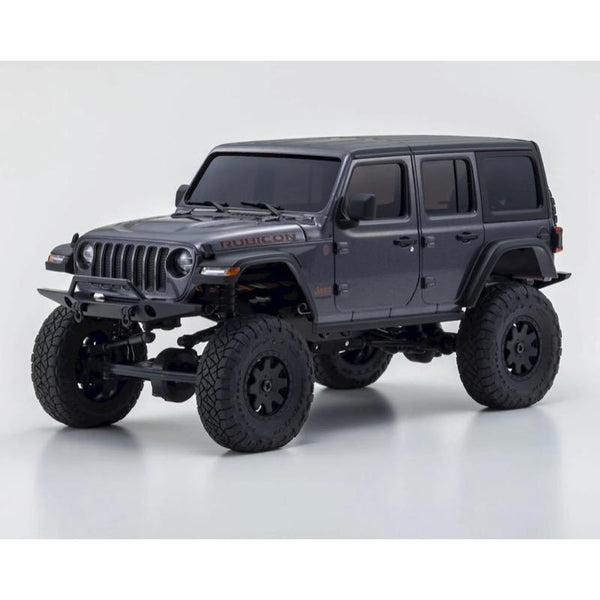 KYO-32521GM Kyosho 1/24 MINI-Z 4x4 MX-01 Jeep Wrangler Unlimited Rubicon Granite Crystal Metallic