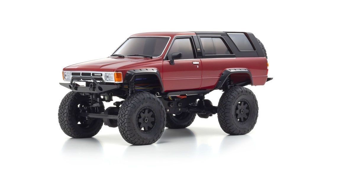 KYO-32522MR Kyosho 1/24 MINI-Z 4x4 MX-01 Readyset Toyota 4Runner (Hilix Surf) Metallic Red Kyosho