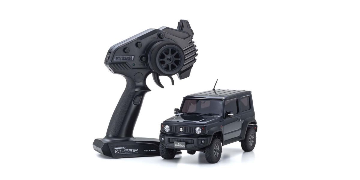 KYO-32523BP Kyosho 1/18 Mini-Z Suzuki Jimny Sierra Black Pearl w/LED 4x4 [32523BP] Kyosho