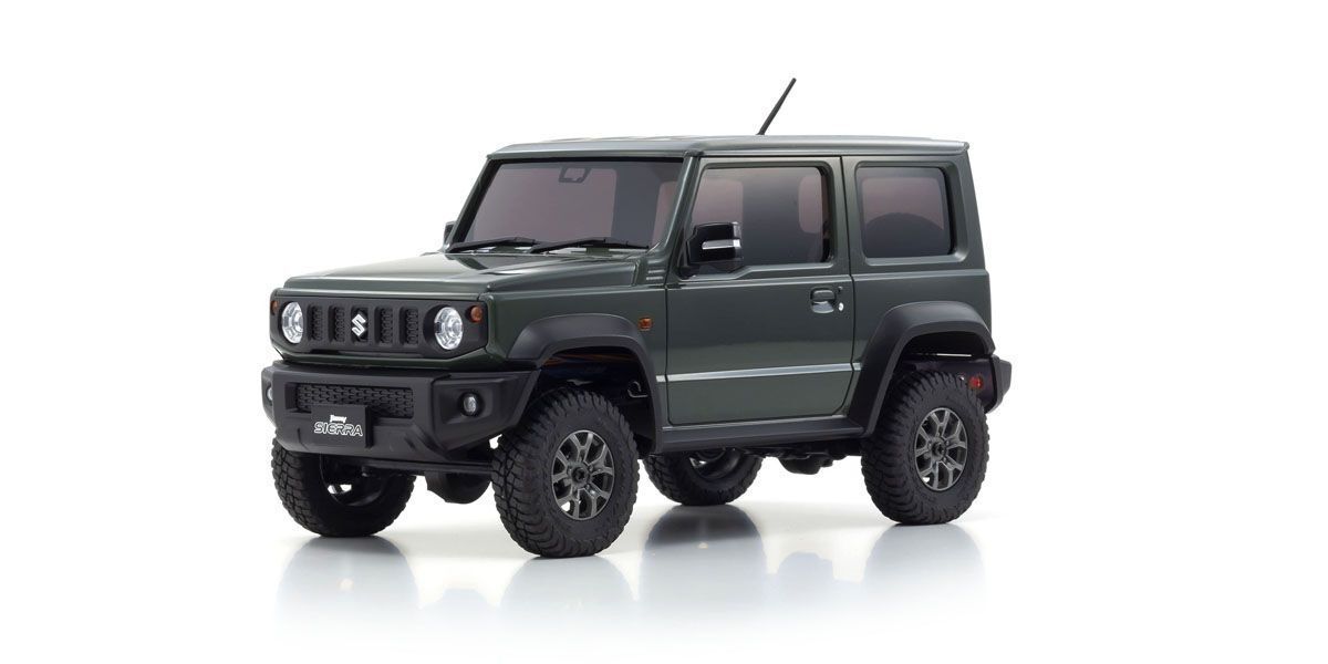 KYO-32523GR Kyosho 1/18 MINI-Z 4x4 MX-01 Readyset Suzuki Jimny Sierra Jungle Green Kyosho