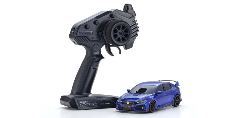 KYO-32613BL Kyosho MINI-Z AWD MA-020 Readyset Honda Civic Type R Blue