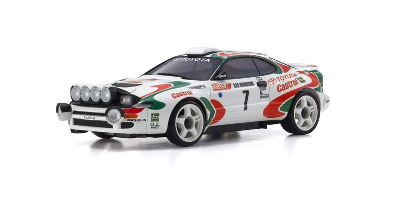 KYO-32615JK Kyosho MINI-Z AWD MA-020 Readyset Toyota CELICA TURBO 4WD No. 7 WRC 1993 Juha Kankkunen