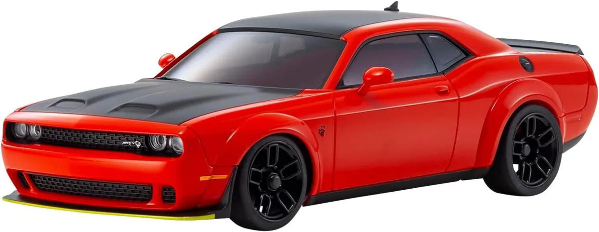 KYO-32621R Kyosho Mini-Z Dodge Challenger SRT Hellcat Redeye Tor Red AWD RC Car Kyosho