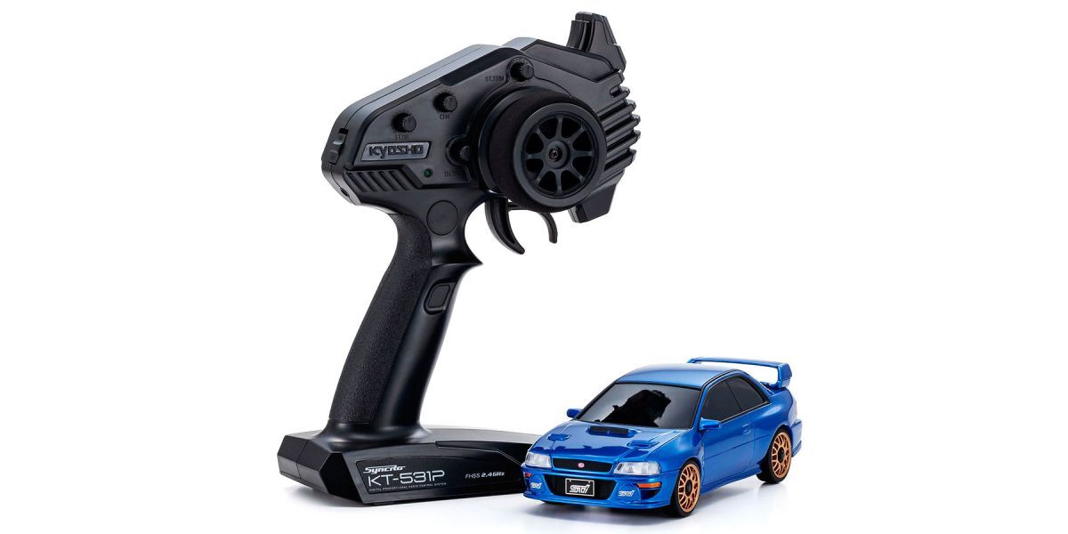 KYO-32627BL Kyosho MINI-Z Subaru Impreza STi 22B Blue AWD RC Car Readyset  [32627BL] Kyosho