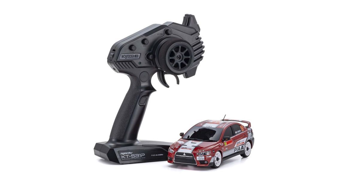 KYO-32632M Kyosho MINI-Z AWD MA-020 Readyset Mitsubishi Lancer Evolution X Mitsubishi Dealer Team 32632M Kyosho