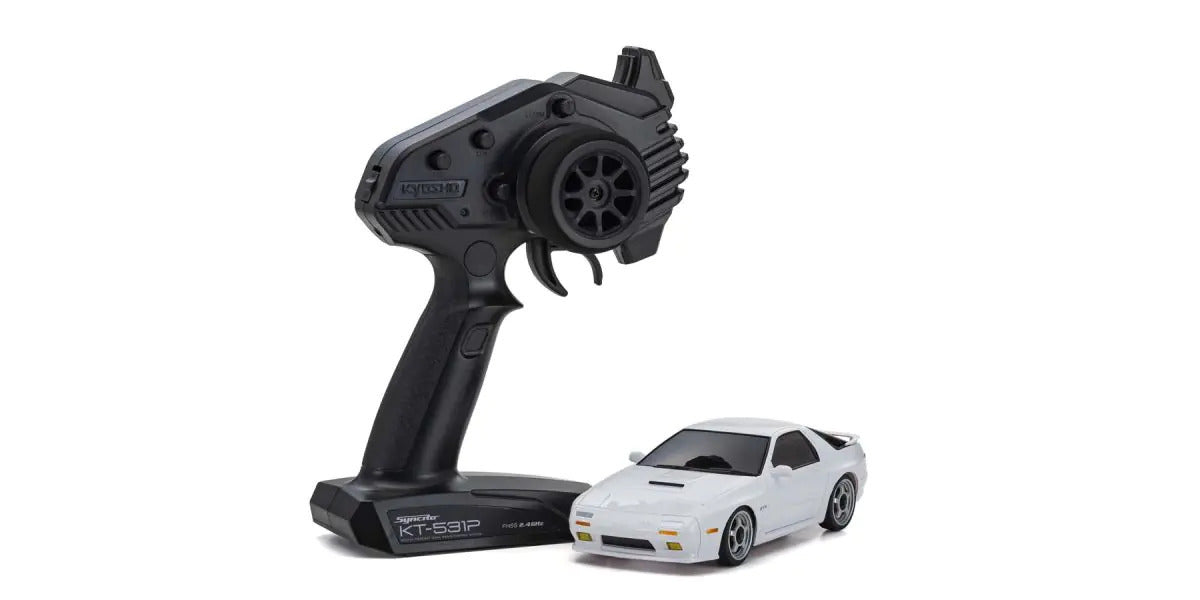 KYO-32634W Kyosho MINI-Z AWD MA-020 Readyset Mazda Savanna RX-7 FC3S White [32634W] Kyosho