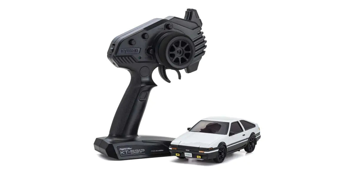 KYO-32635WBK Kyosho MINI-Z AWD MA-020 Readyset Toyota Sprinter Trueno AE86 White/Black [32635WBK] Kyosho