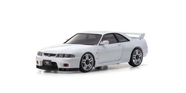 KYO-32638WG Kyosho MINI-Z AWD MA-020 Readyset Nissan Skyline GT-R V.Spec (R33) w/ LED/Gyro Unit White [32638WG]