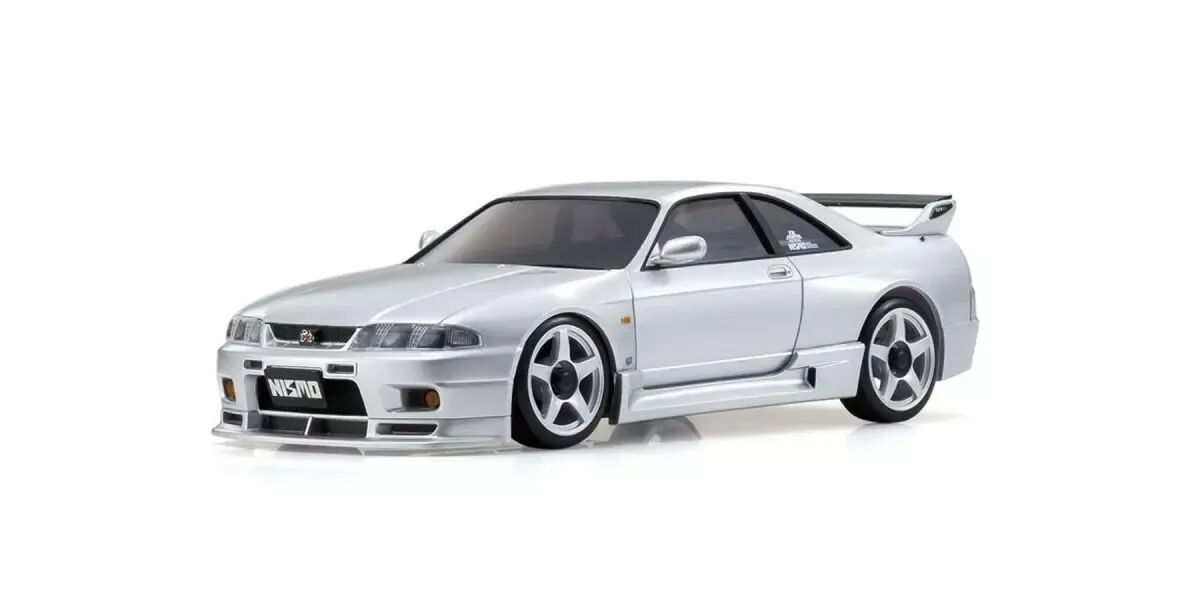 Kyosho Mini-Z Nissan Skyline GT-R (R33) Nismo Spark Silver AWD MA-020 Readyset KYO-32659S